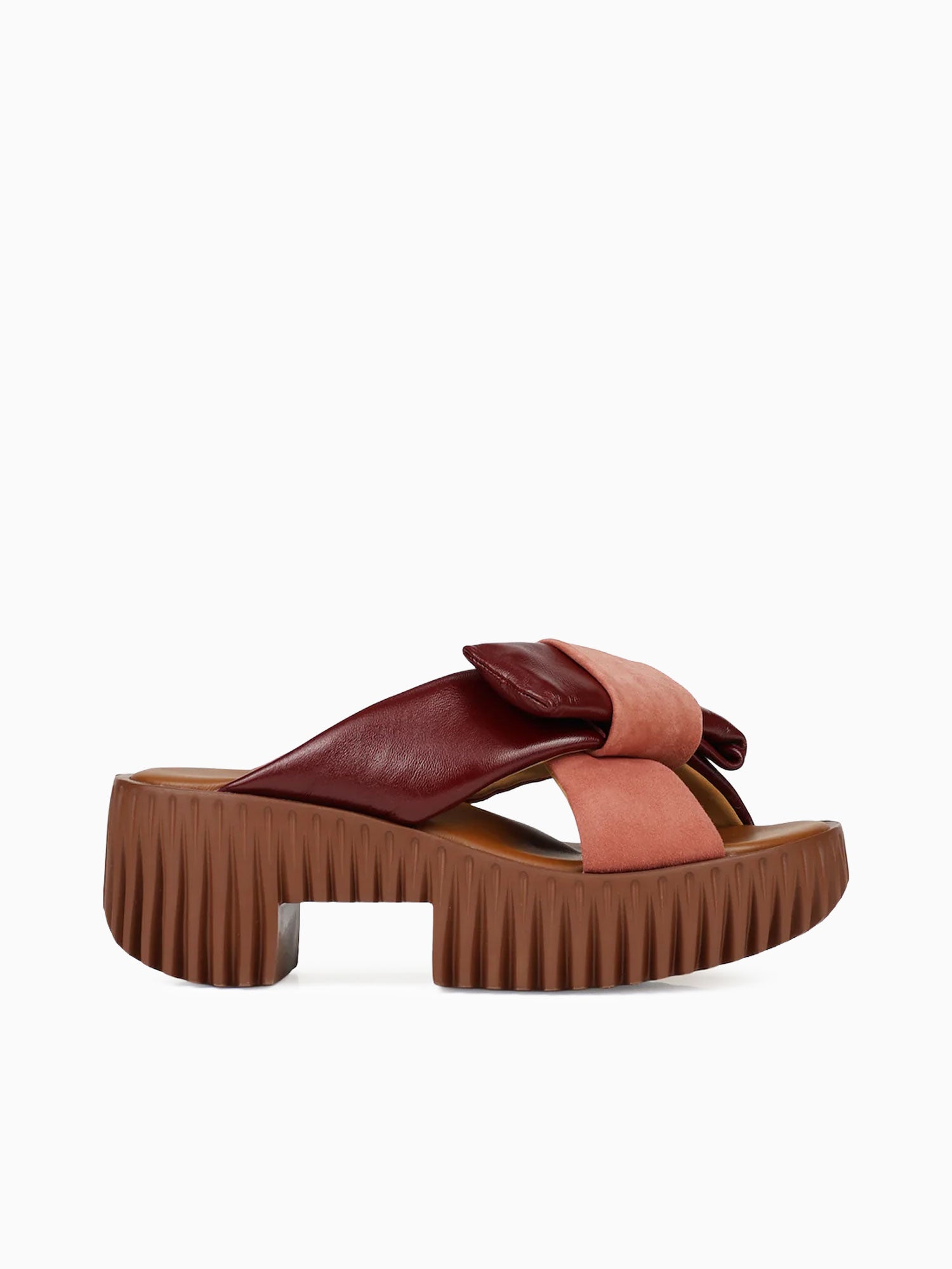 Plia Bow Rose Leather Pink / 36 / M