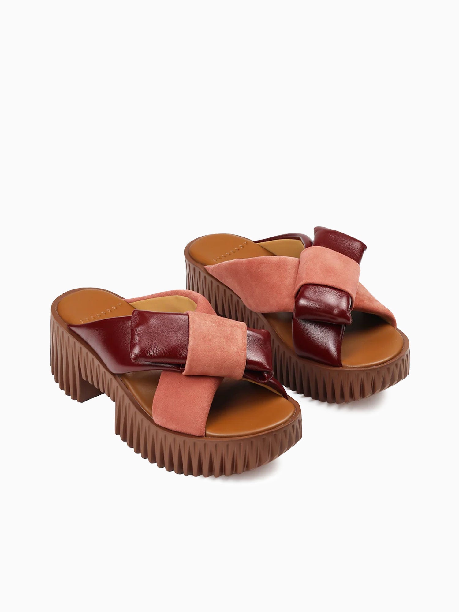 Plia Bow Rose Leather Pink / 36 / M