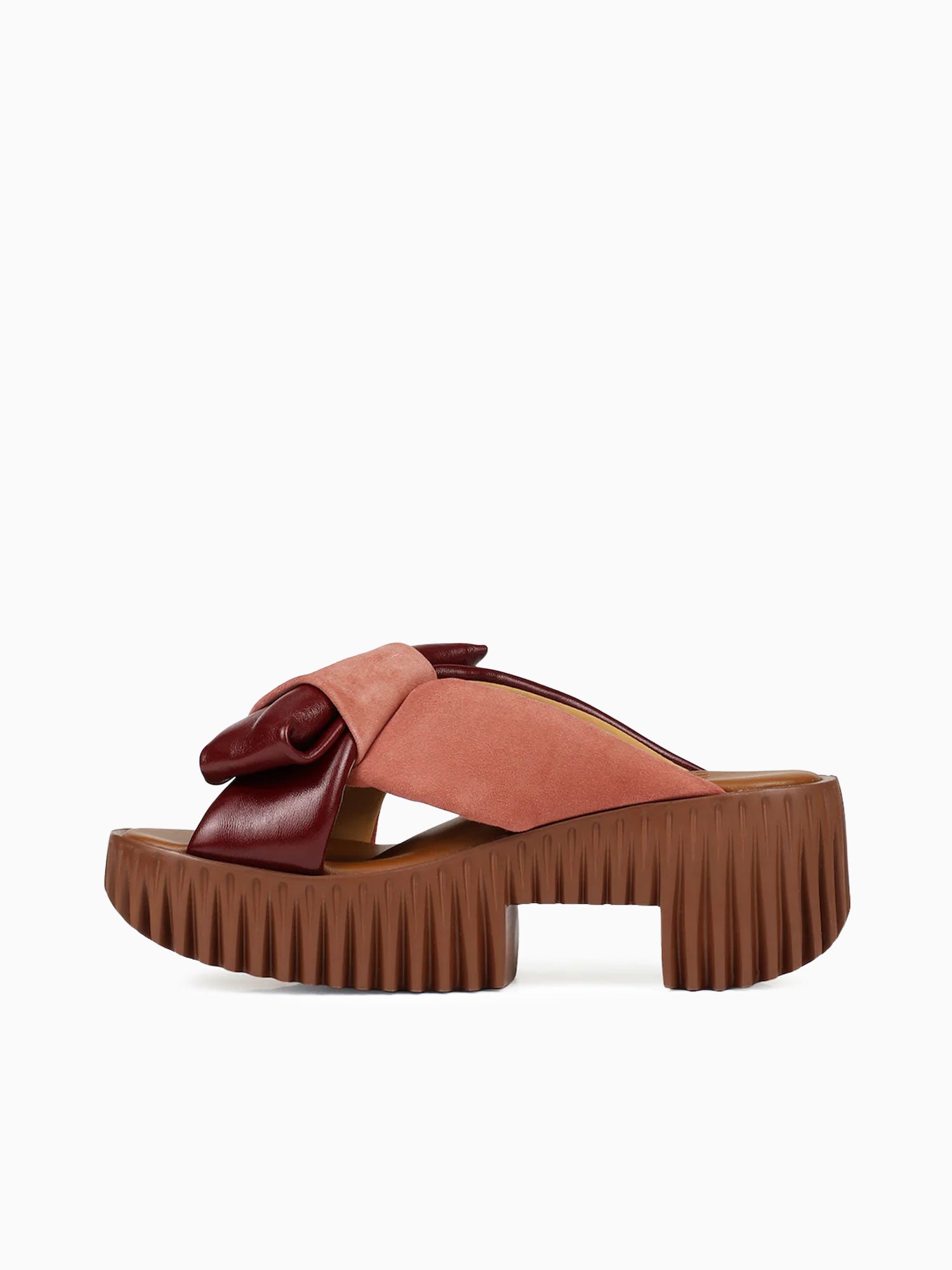 Plia Bow Rose Leather Pink / 36 / M
