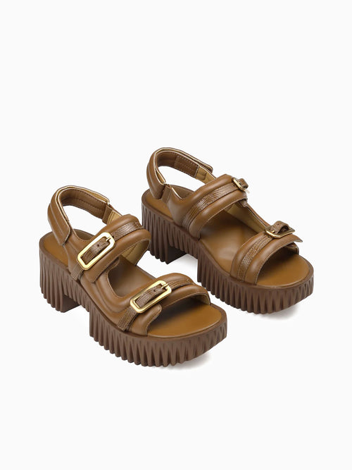 Plia Kiko Brown Leather Brown / 36 / M