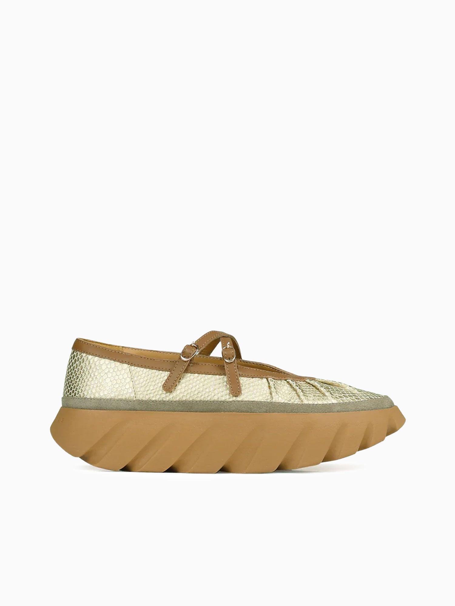 Tura Bom Gold Embossed Leather Gold / 36 / M