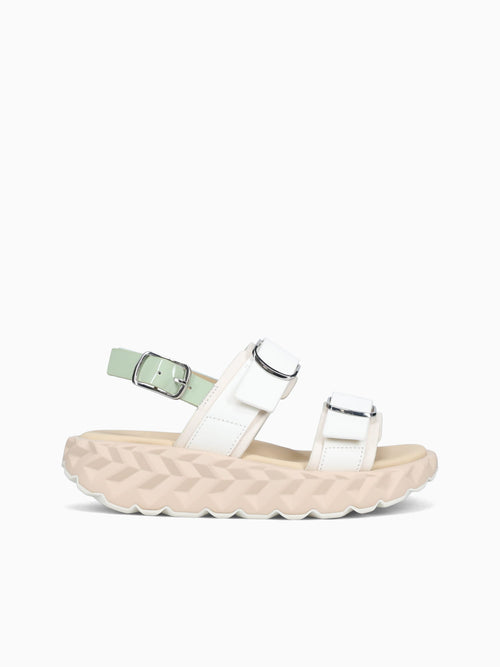 Jabara Sandy White Leather White / 36 / M