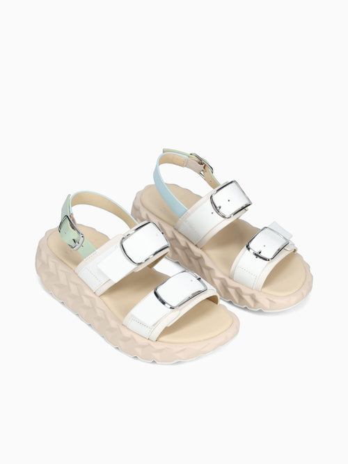 Jabara Sandy White Leather White / 36 / M