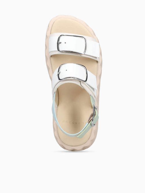 Jabara Sandy White Leather White / 36 / M