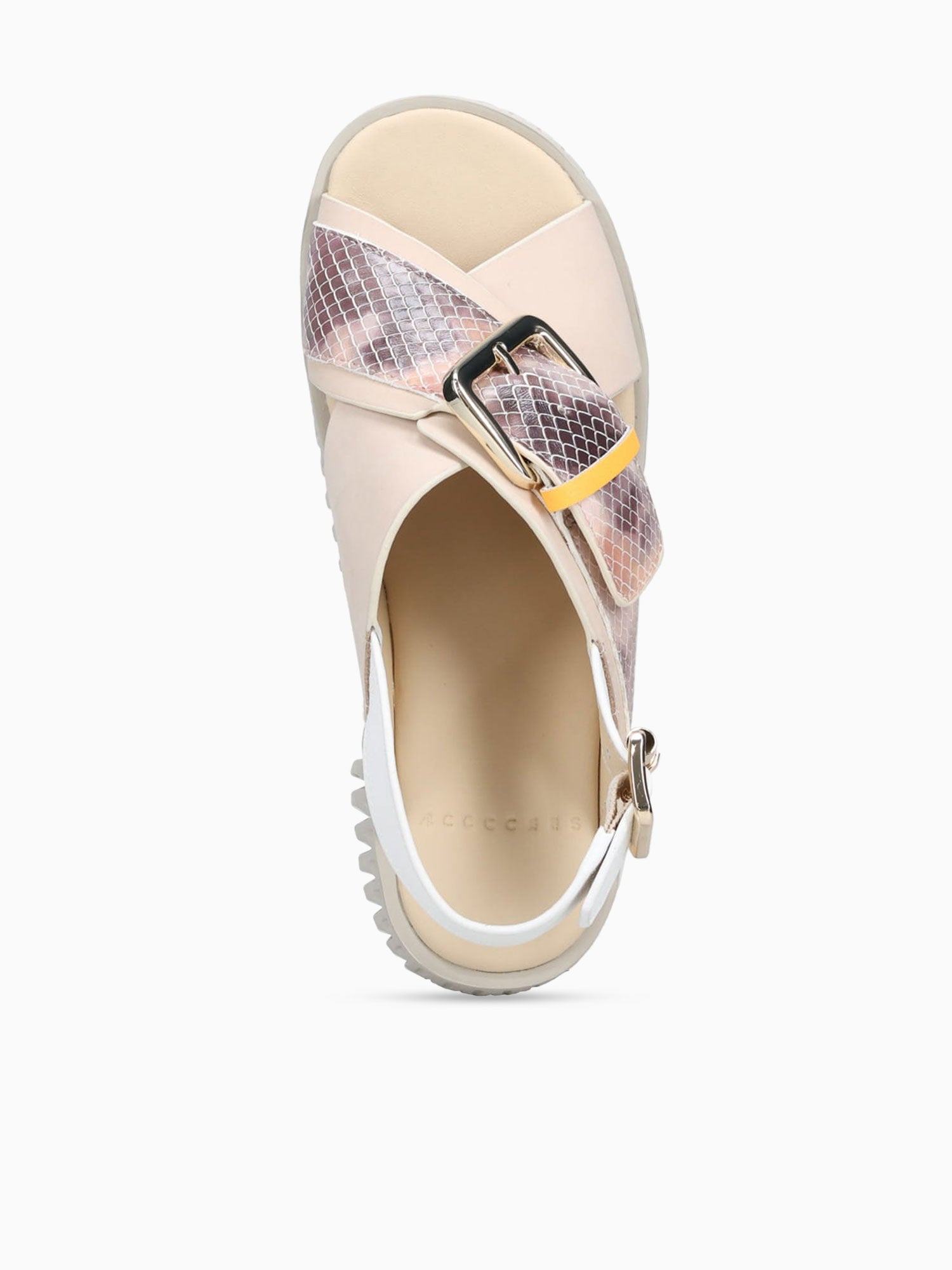 Plia Juno Blush Embossed Leather Light Beige / 36 / M
