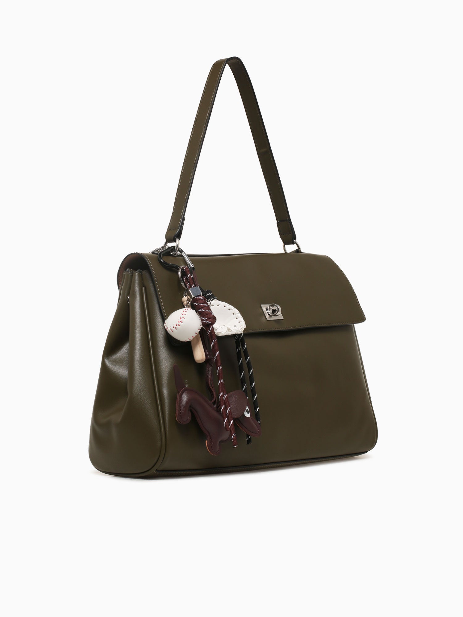 Amy Shoulder Bag Military Dark Green