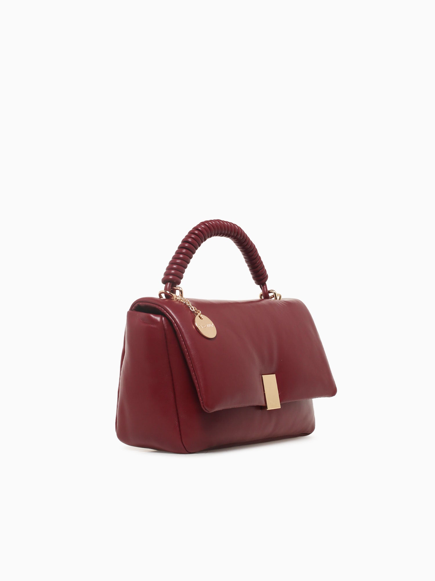 Abigail Top Handle Burgundy Dark Red