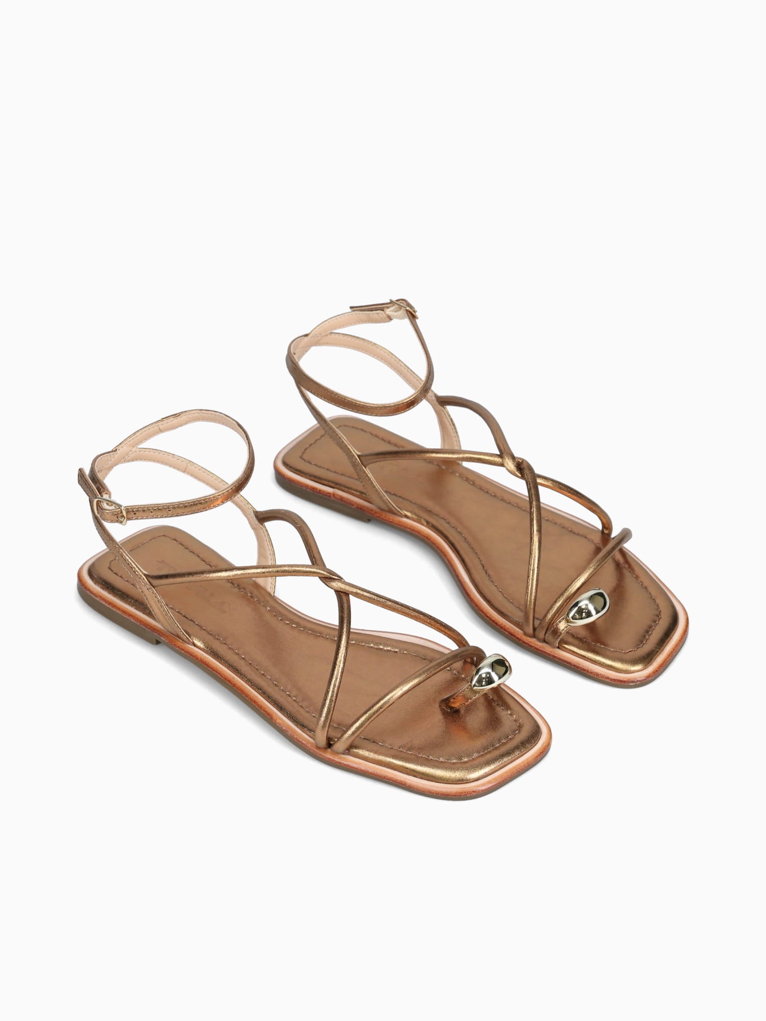 Petulas Bronze Cristal Leather Bronze / 5 / M