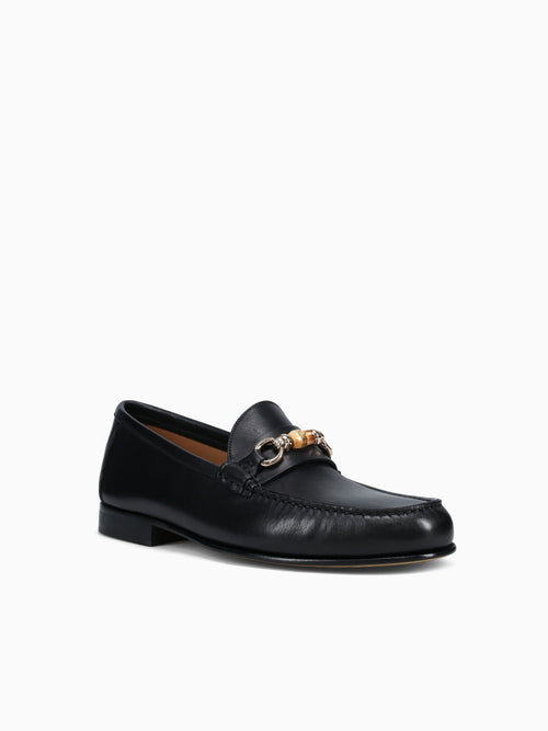 3195 Black Vitello Leather Black / 40 / M
