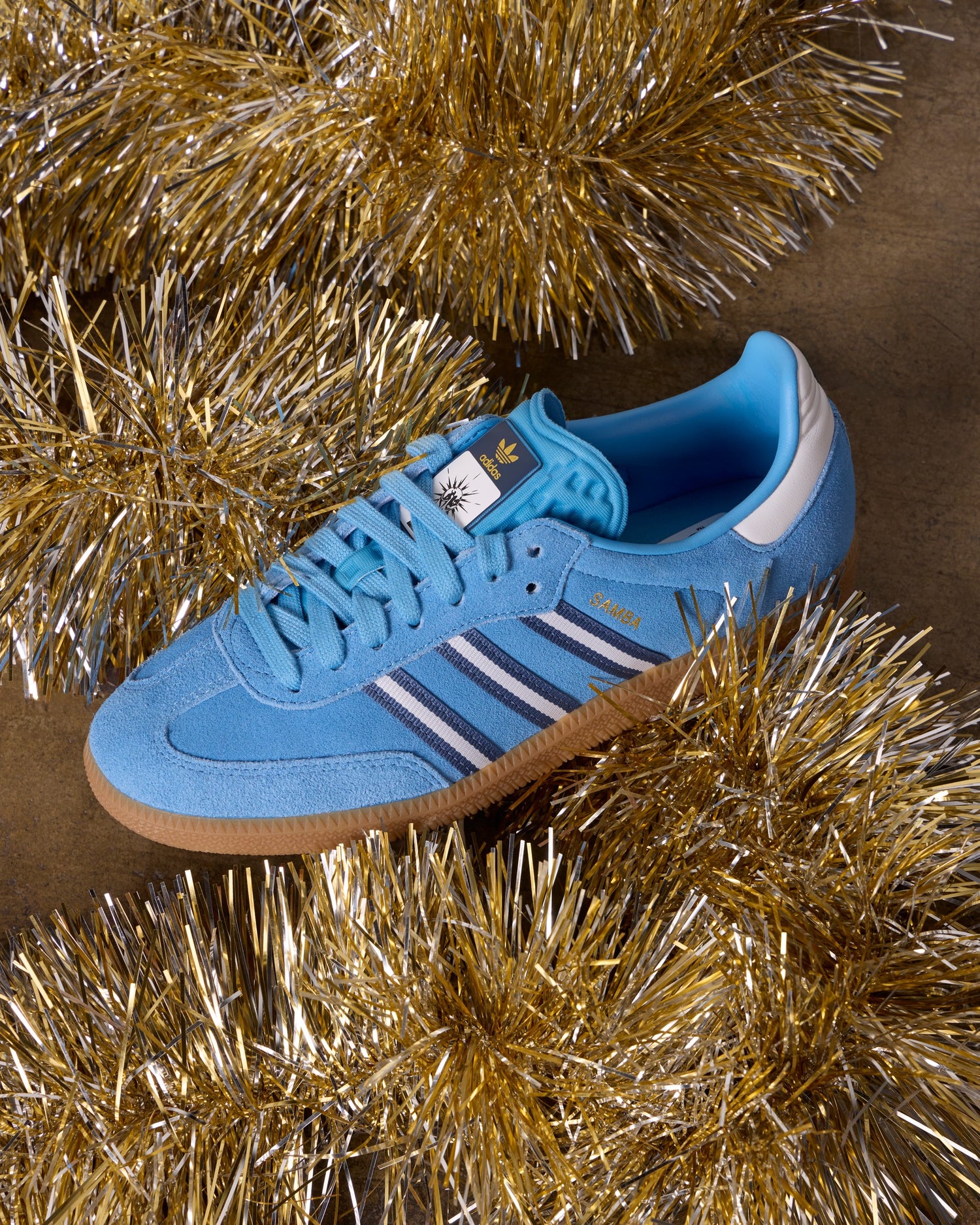 Samba Og Blue White leather
