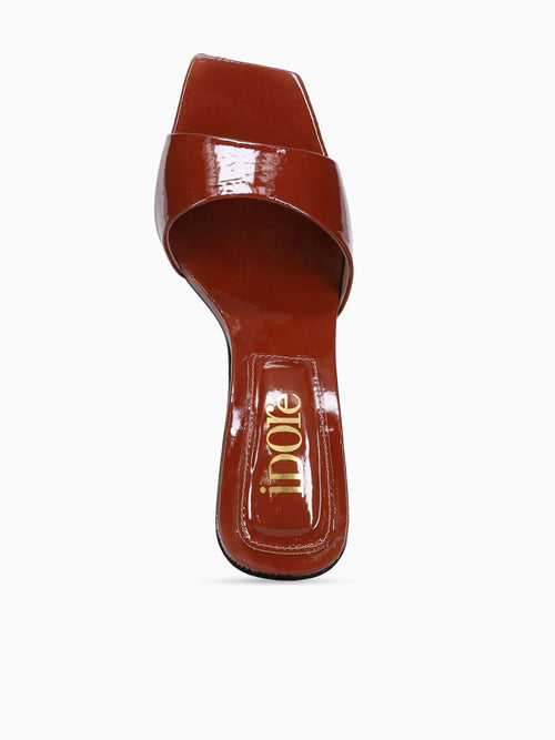 Salma Cognac Verniz Pull Up Tan / 5 / M
