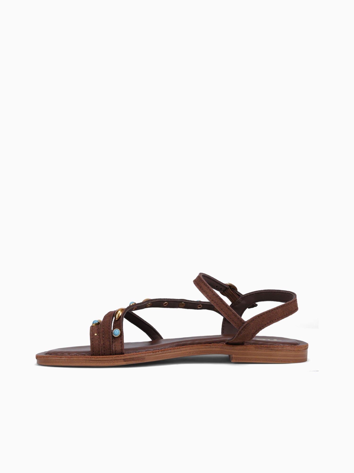 Charlotte Brown Suede Leather Brown / 5 / M