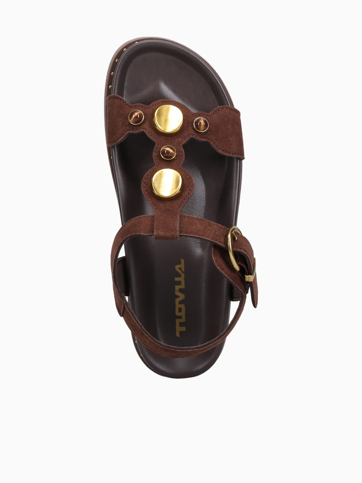 Klara Coffee Suede Leather Brown / 5 / M