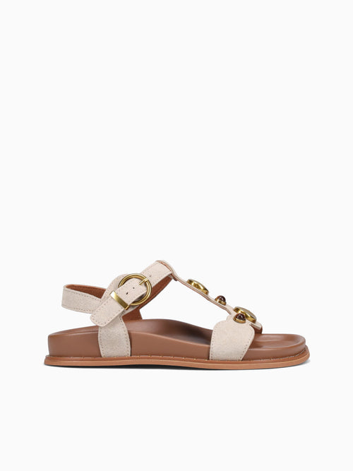 Klara Beige Beige Leather Beige / 5 / M