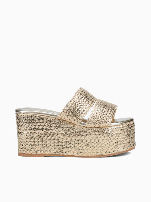 Marwa Lt Gold Weave Gold / 5 / M