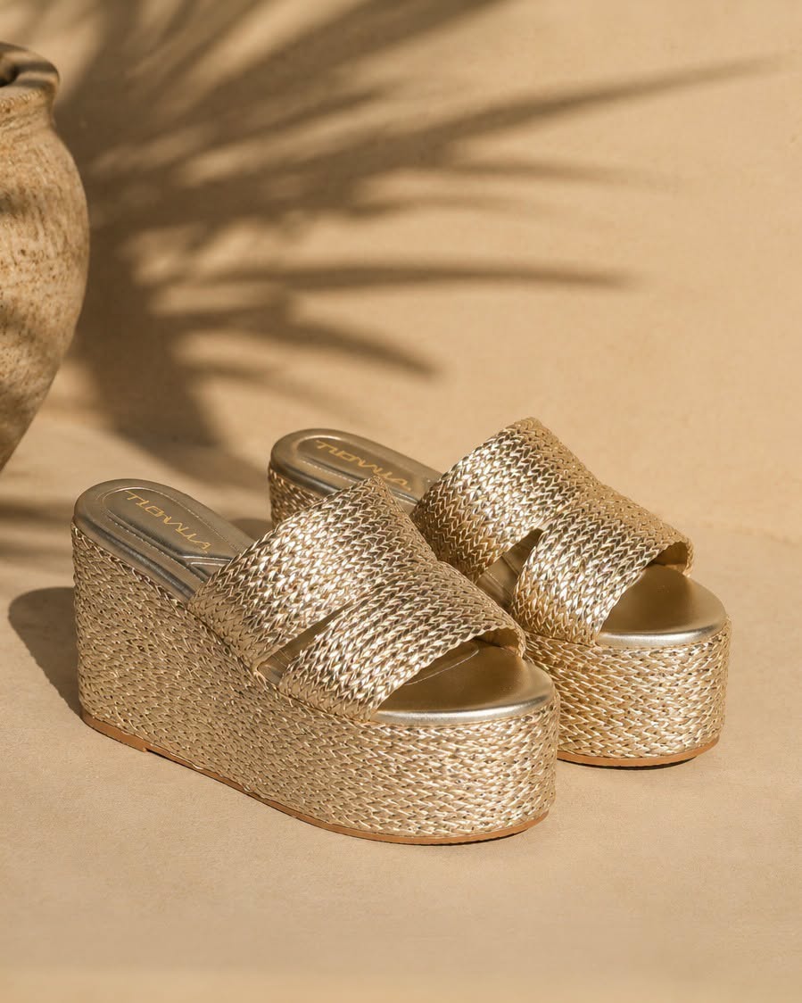 Marwa Lt Gold Weave