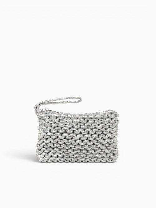 Melanie Clutch Silver Silver