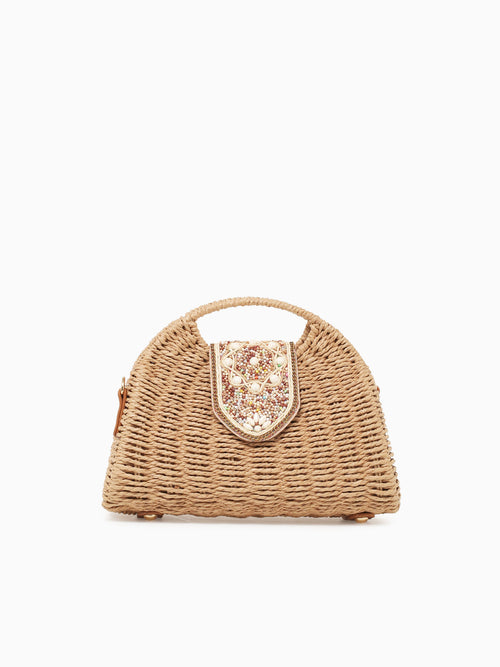 Jasmine Top Handle Brown Brown