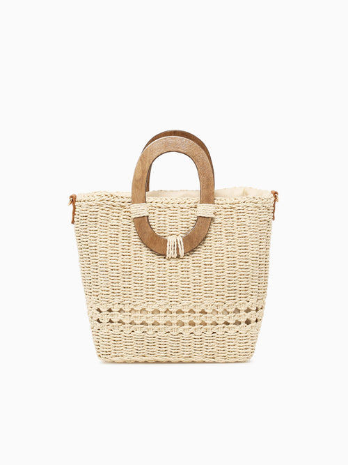 Summer Top Handle White White