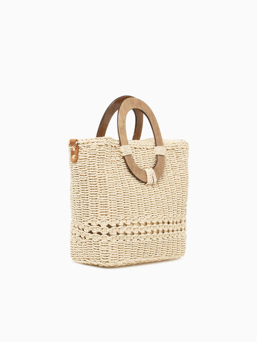 Summer Top Handle White White