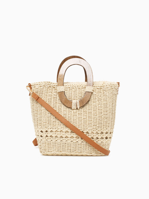 Summer Top Handle White White