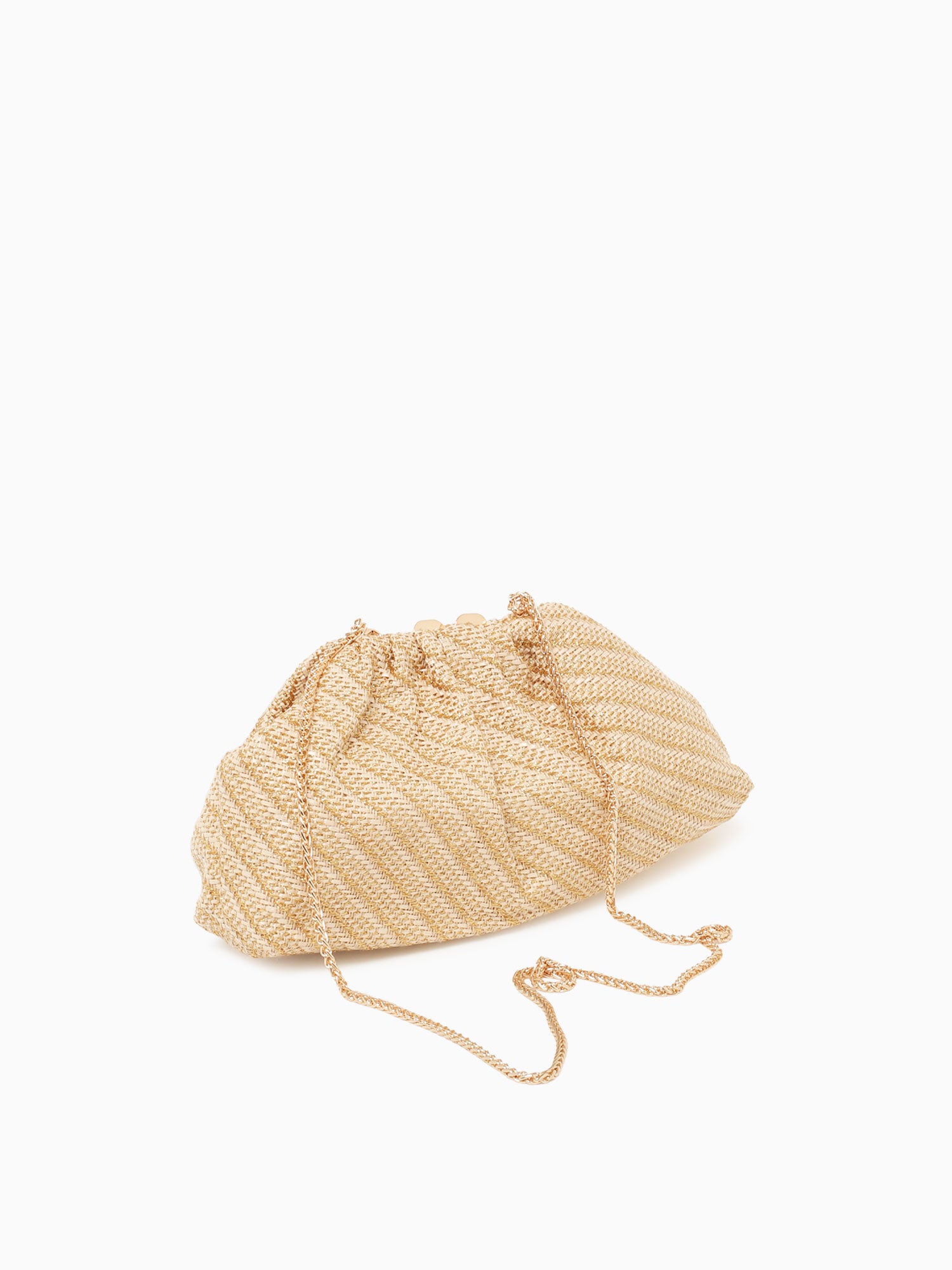 Clover Clutch Beige Multi Beige