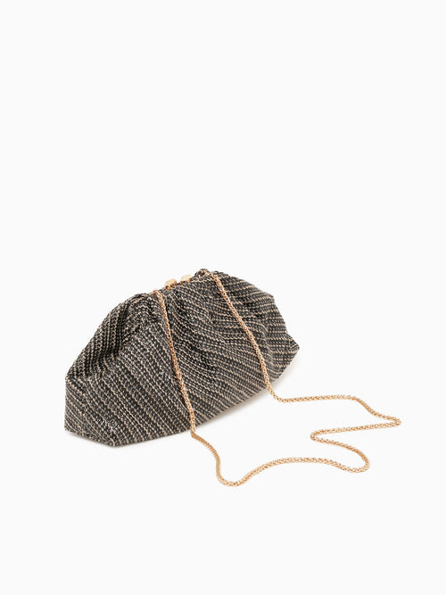 Clover Clutch Black Multi Black