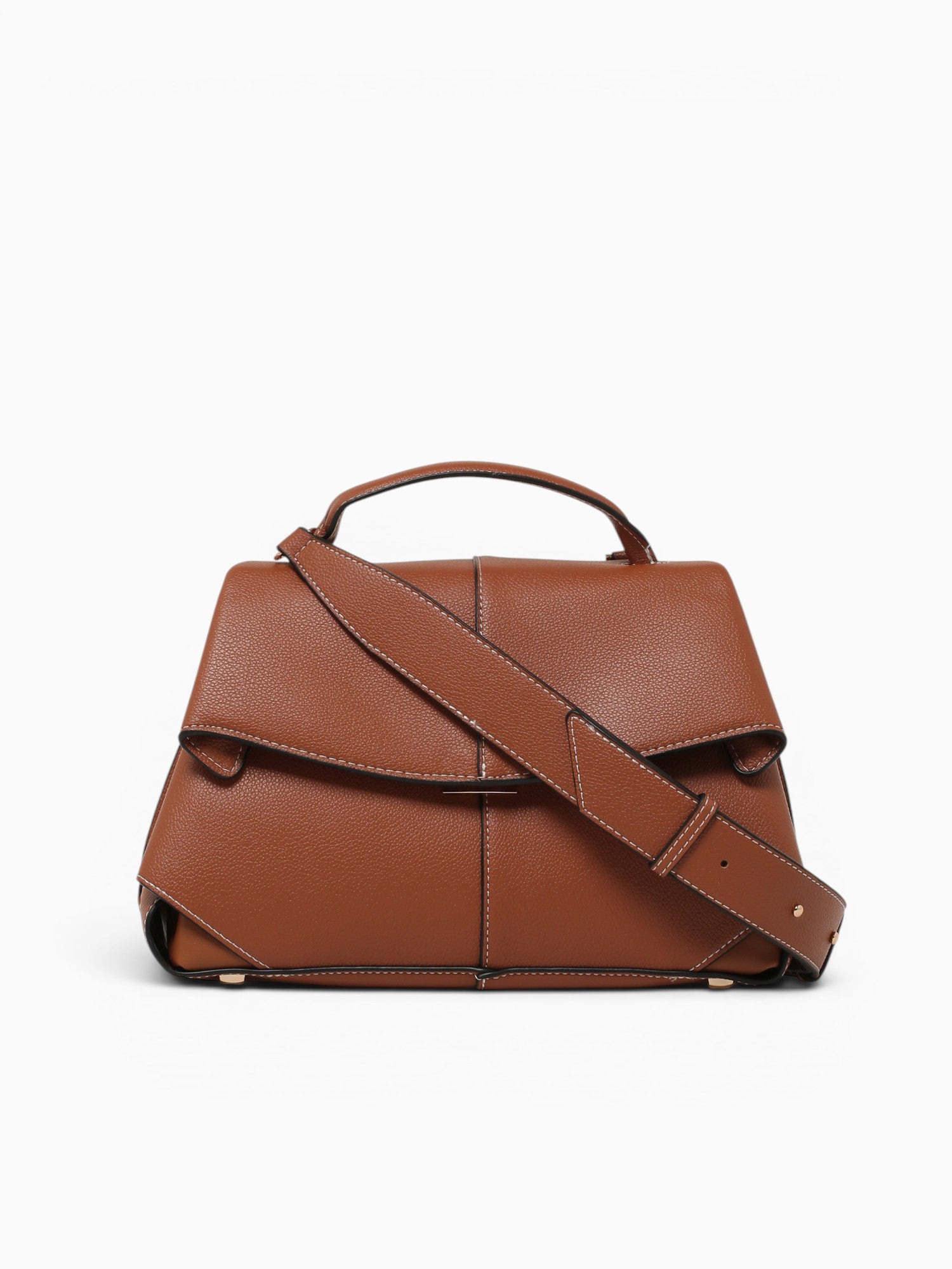 Paulina Top Handle Brown Brown
