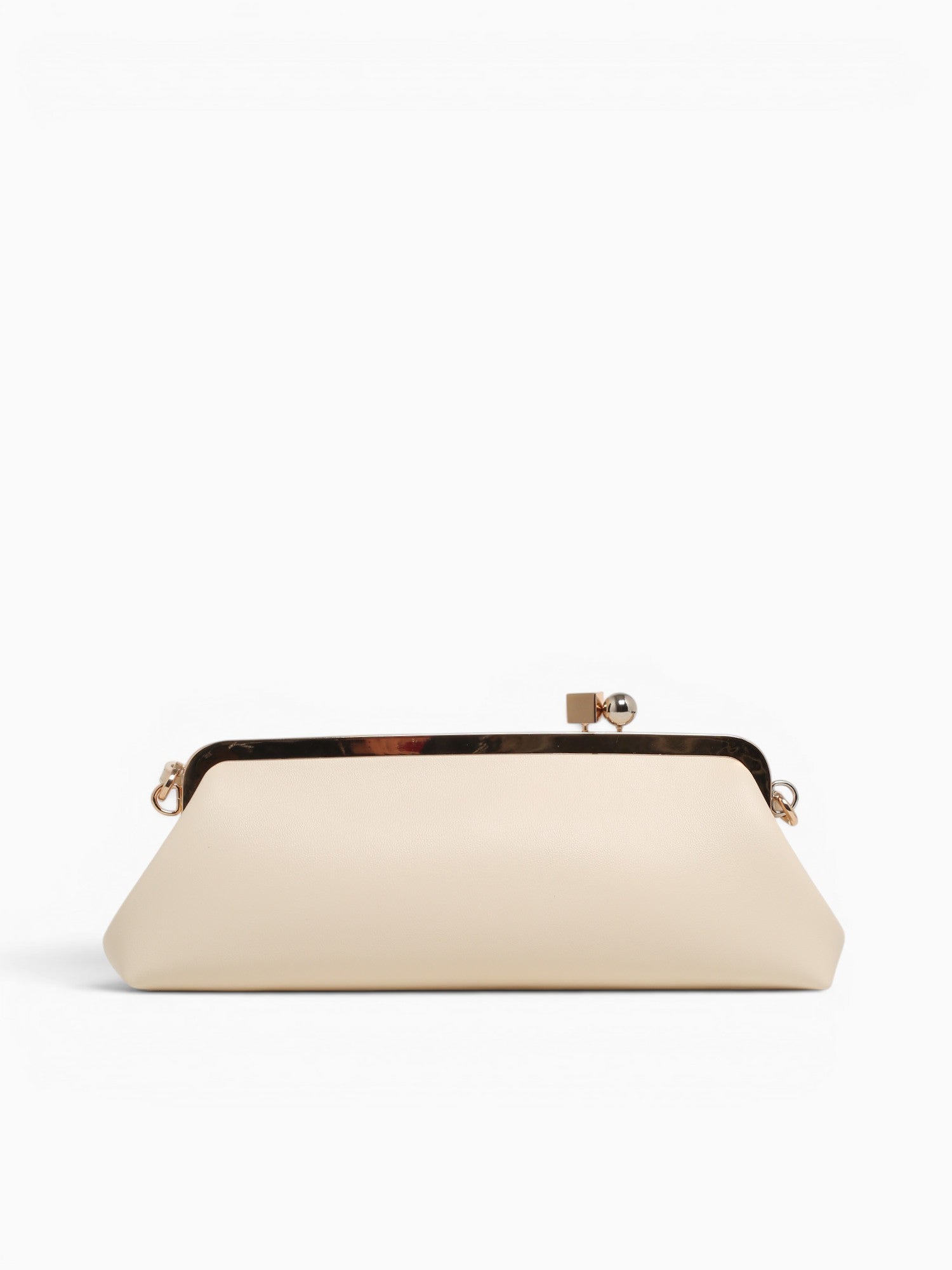 Valentina Kisslock Clutch Off White Off White