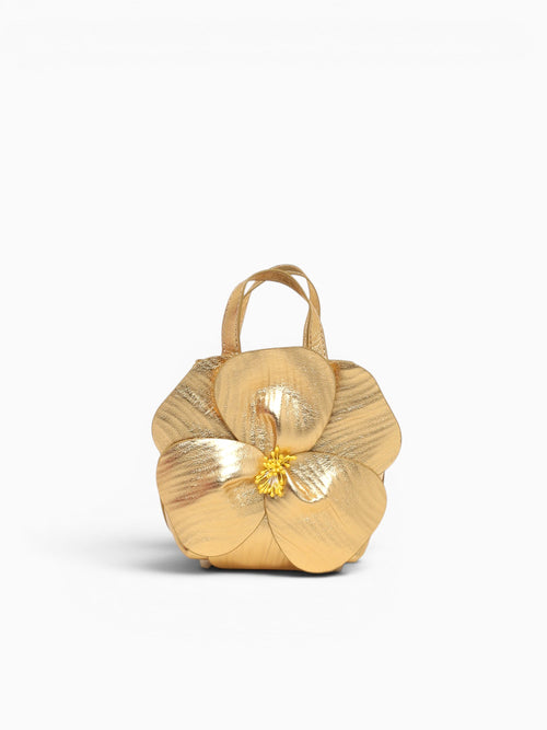 Amapola Top Handle Gold Gold