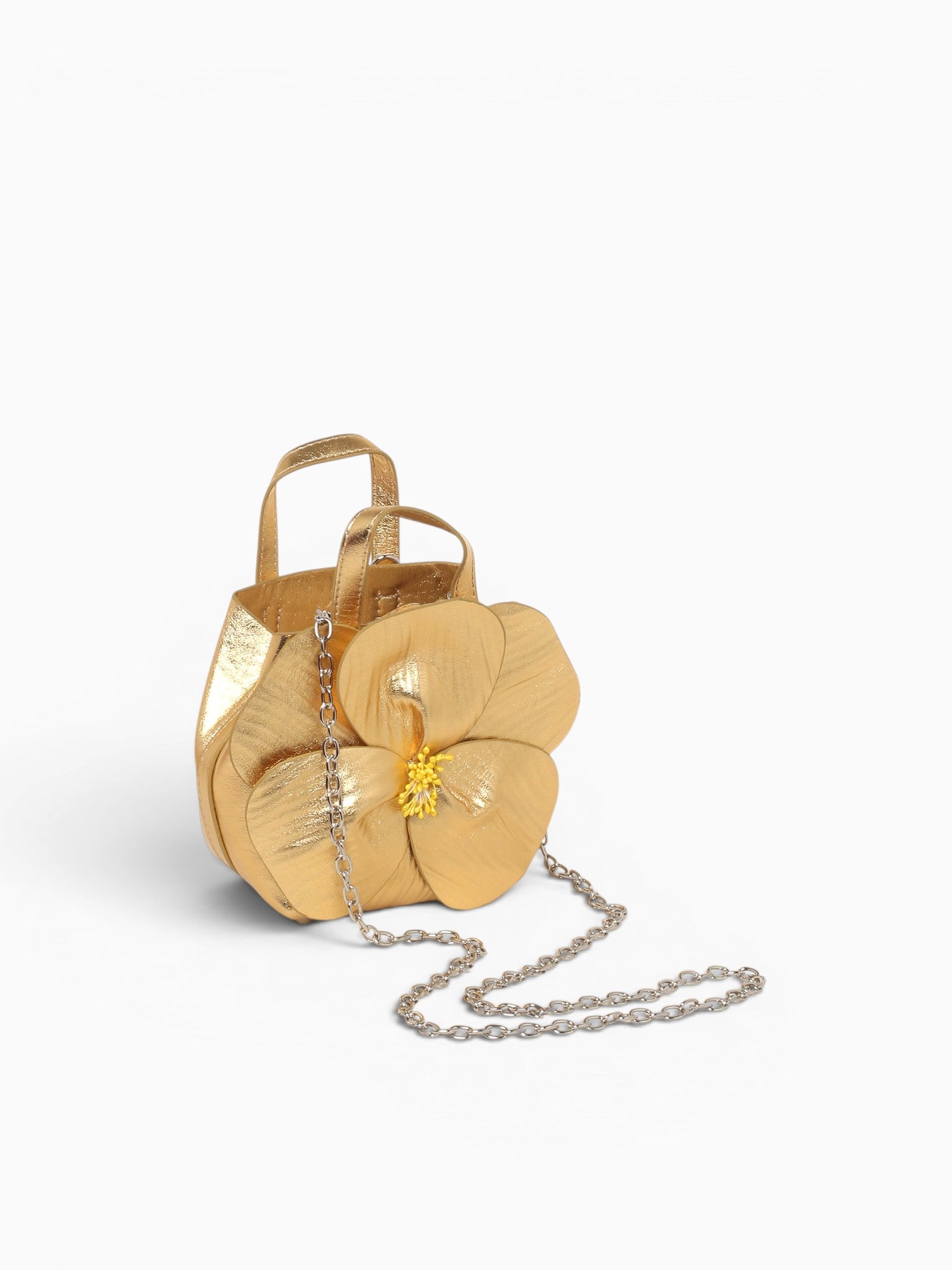 Amapola Top Handle Gold Gold