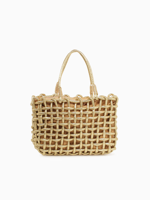 Camelia Tote Gold Gold