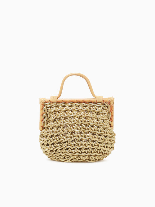 Lasey Top Handle Gold Gold