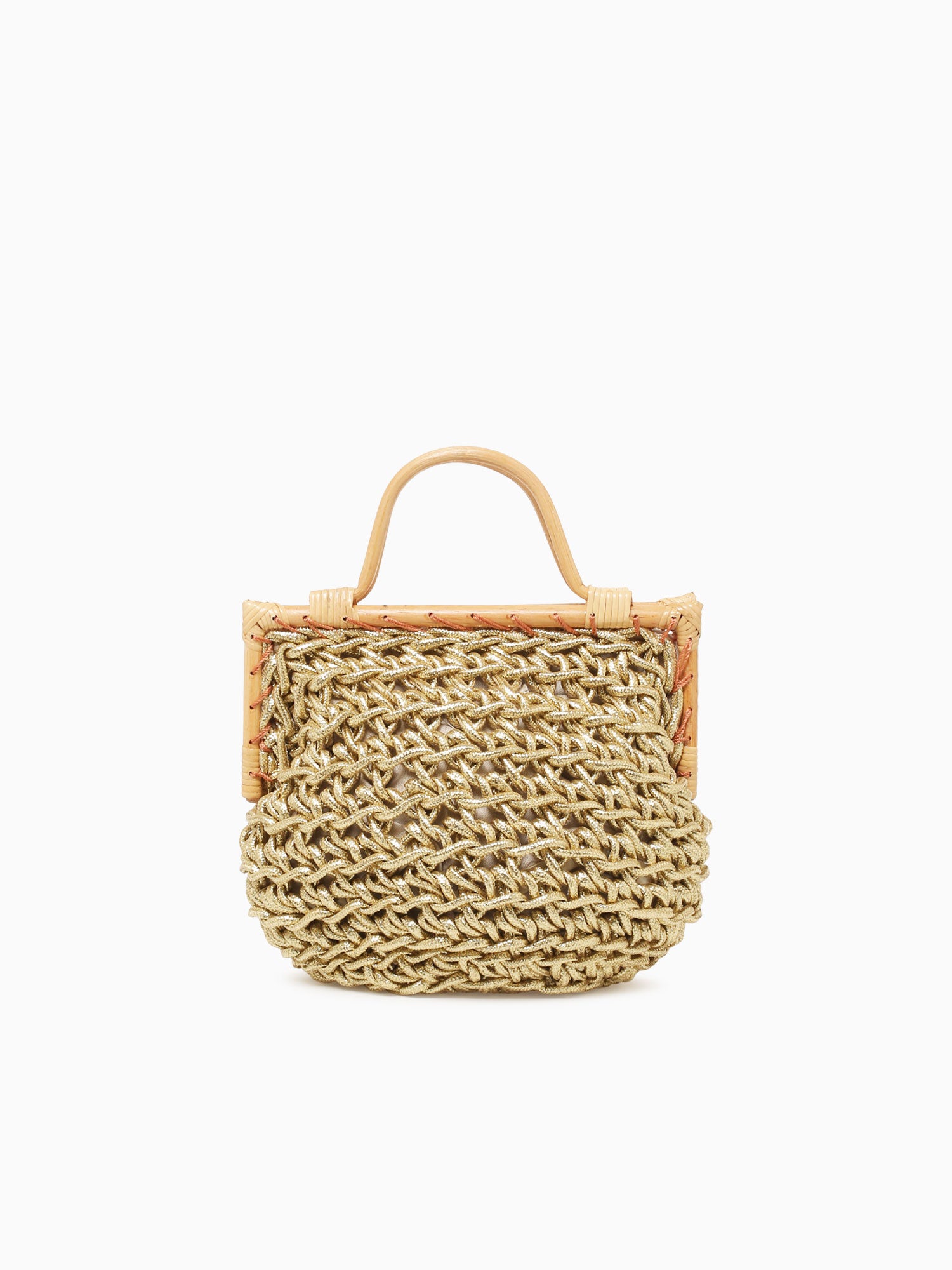 Lasey Top Handle Gold Gold
