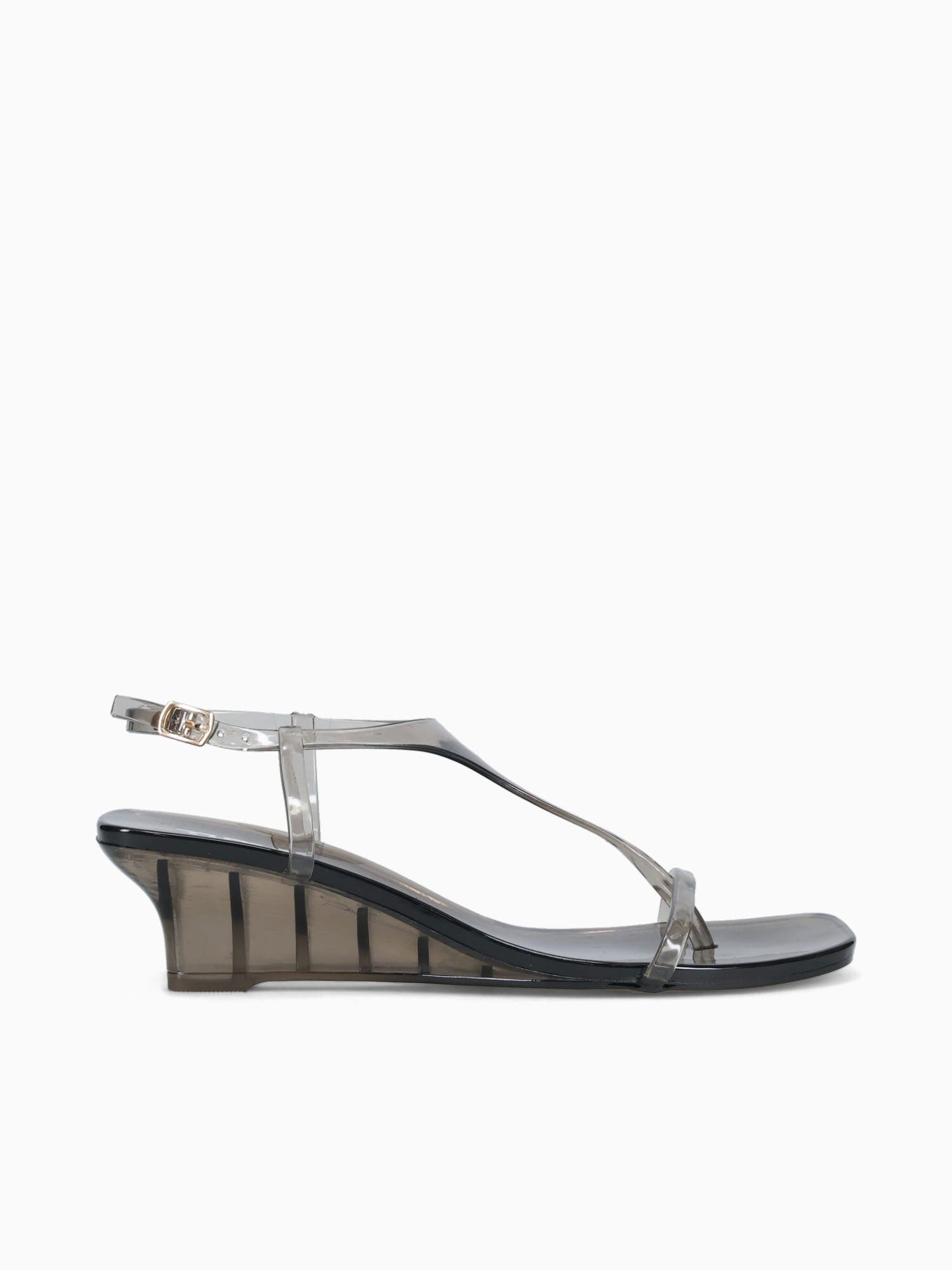 Gigi Smoke Clear Vinyl Grey / 5 / M