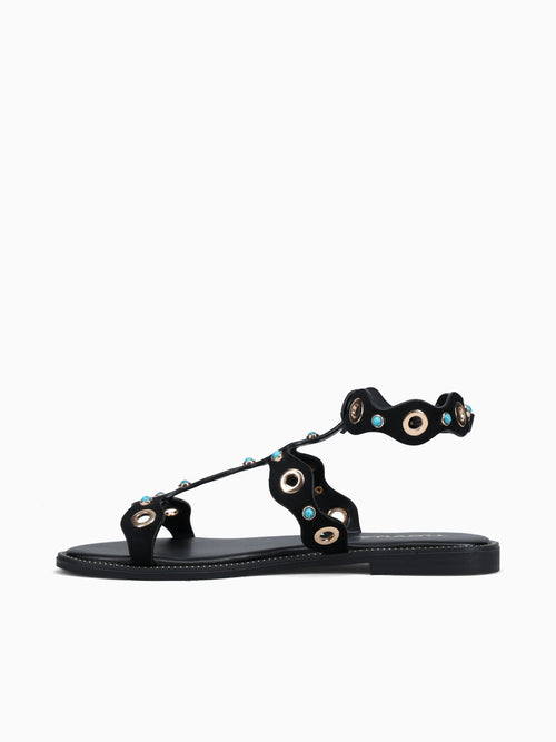Yasmin Black Suede Black / 5 / M