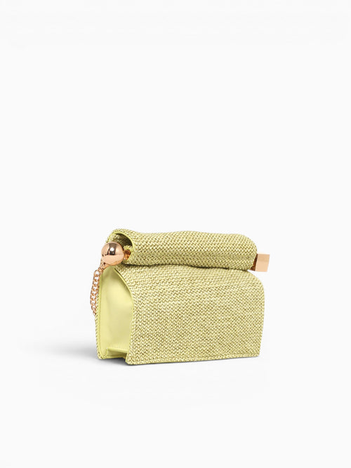 Birch Clutch Green Beige