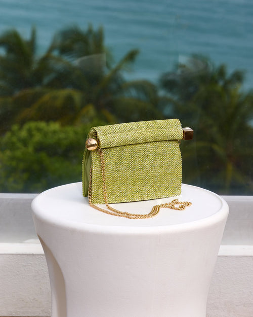 Birch Clutch Green
