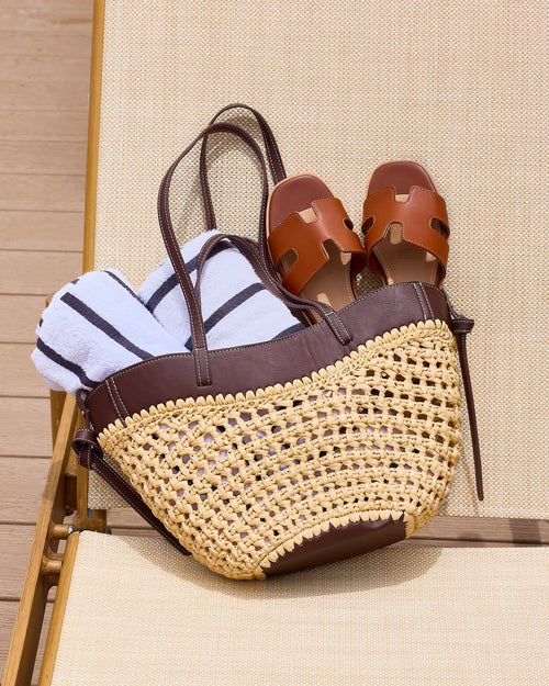 Florence Tote Bag Brown Beige