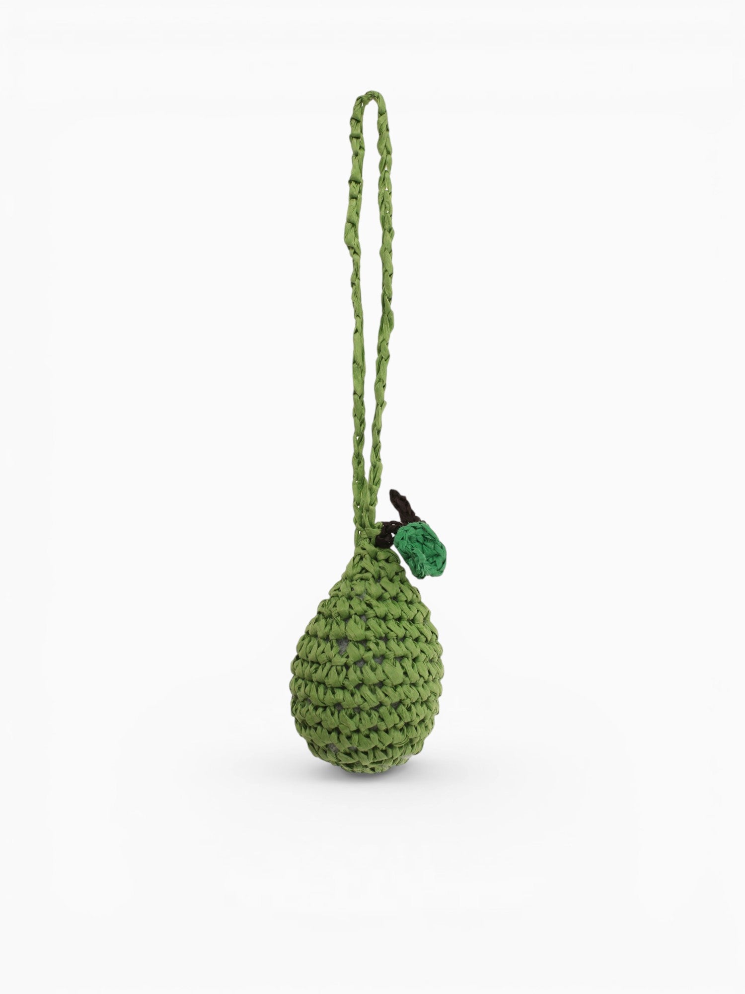 Pear Bag Charm Green
