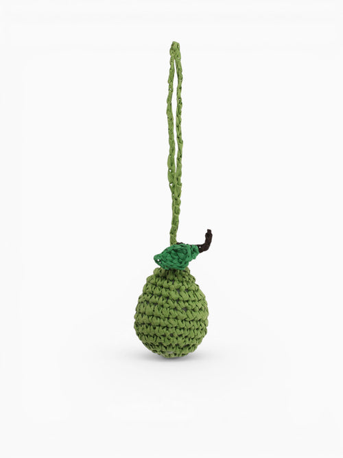 Pear Bag Charm Green