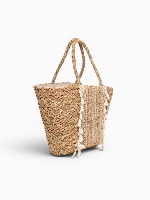 Coral Tote Beige Beige