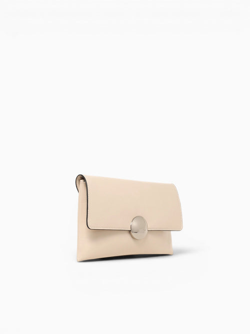 Delia Clutch Off White Pat
