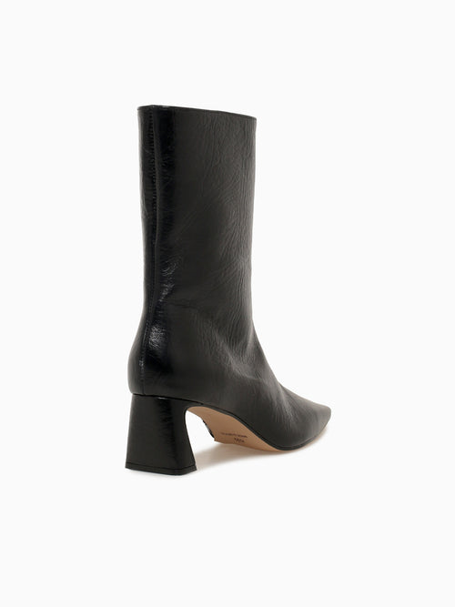 Rosario Preto Cracked Couro Black / 5 / M