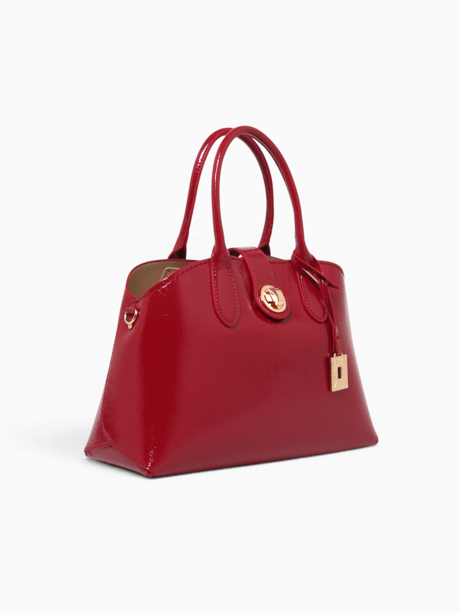 Grace Top Handle Red Pat Red