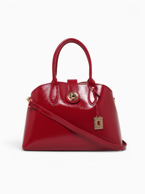 Grace Top Handle Red Pat Red