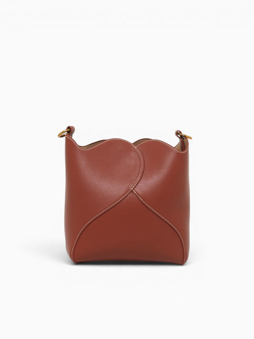 Curved Shoulder Bag Tan Tan