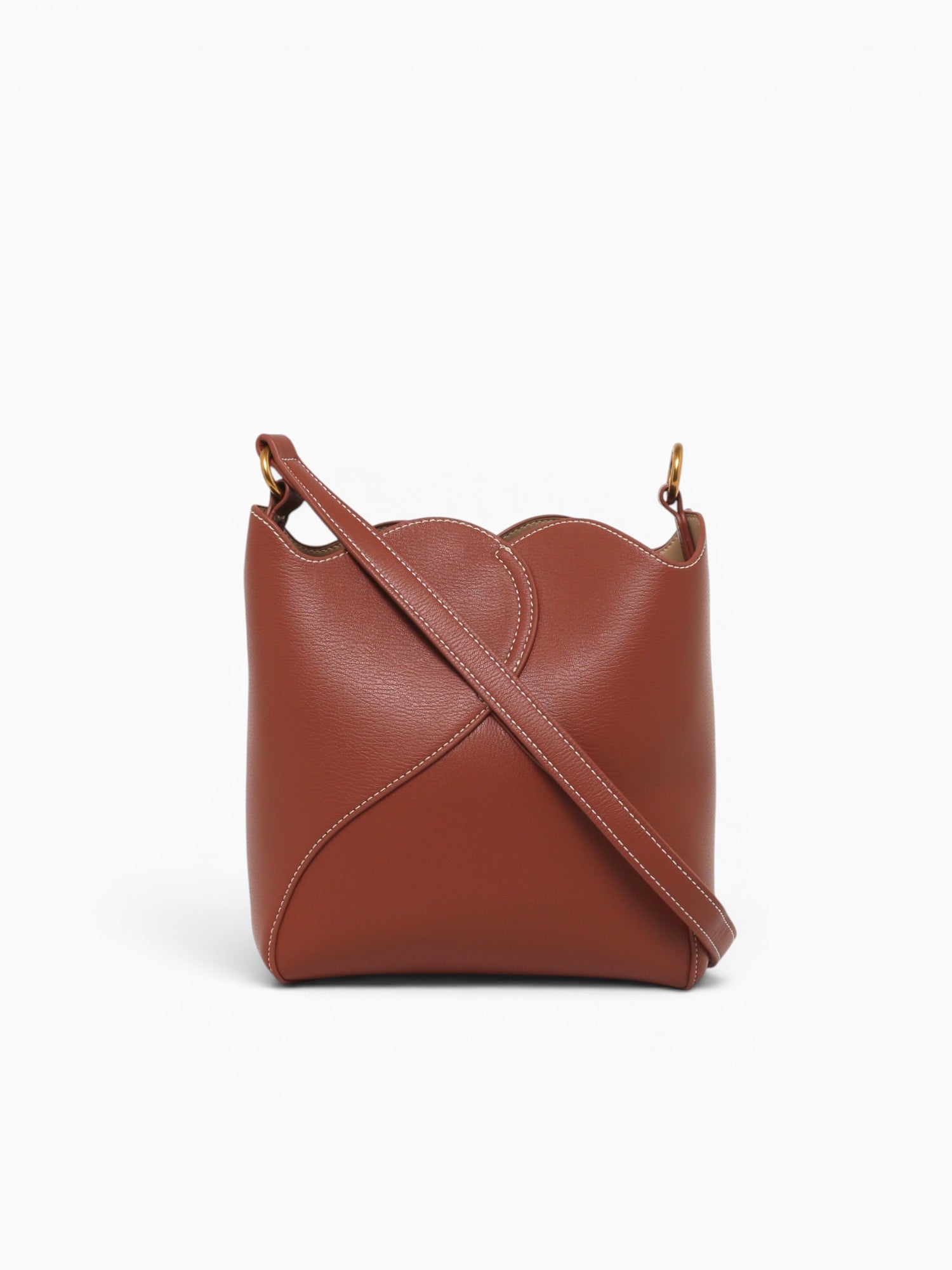 Curved Shoulder Bag Tan Tan