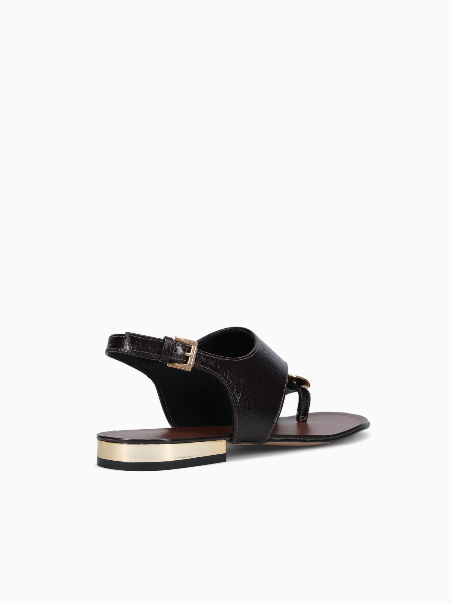 Amélie Chocolate Cracked Couro Dark Brown / 5 / M