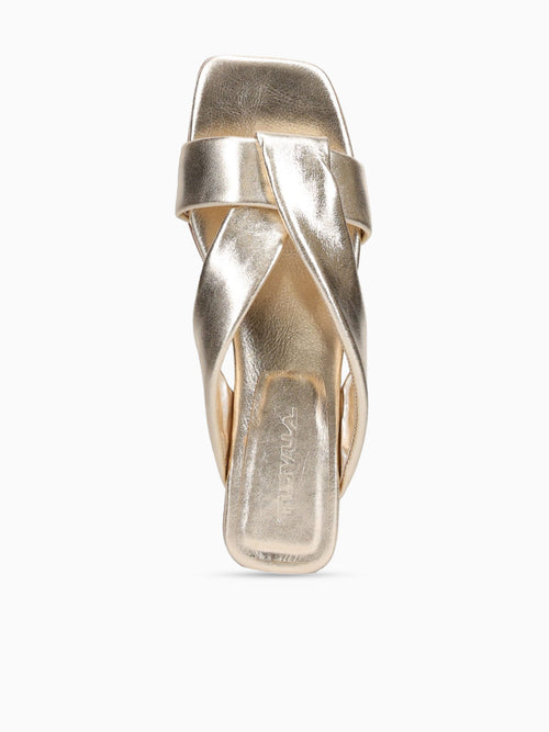 Camille Ouro Light Cristal Leather Gold / 5 / M